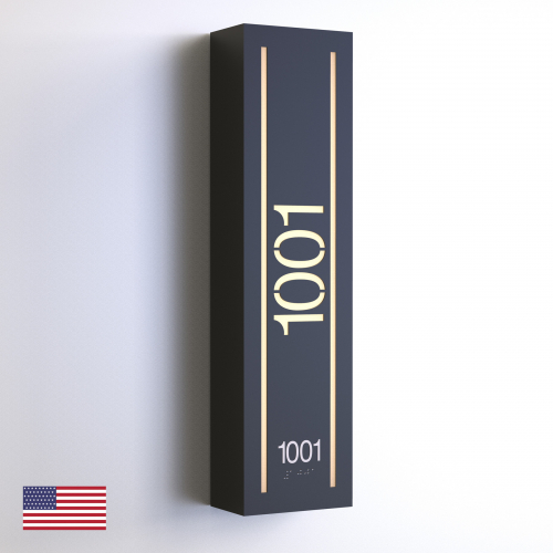 CS6156 | Illuminated Room Number<br><strong> Minimum - 25 Pieces</strong>