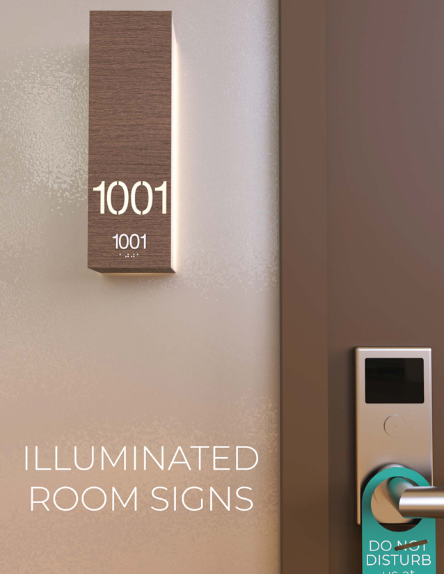 Illuminated Room Signs