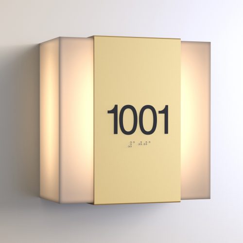 CS6273 | Illuminated Room Number<br><strong> Minimum - 25 Pieces</strong>