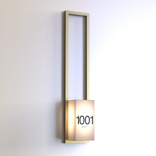 CS6638 | Illuminated Room Number<br><strong> Minimum - 25 Pieces</strong>