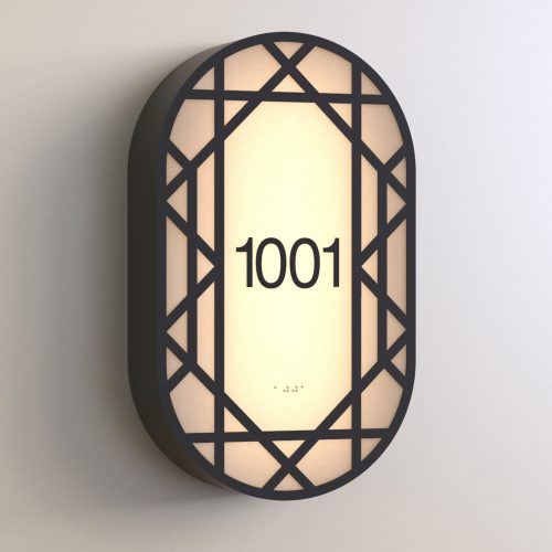 CS6641 | Illuminated Room Number<br><strong> Minimum - 25 Pieces</strong>