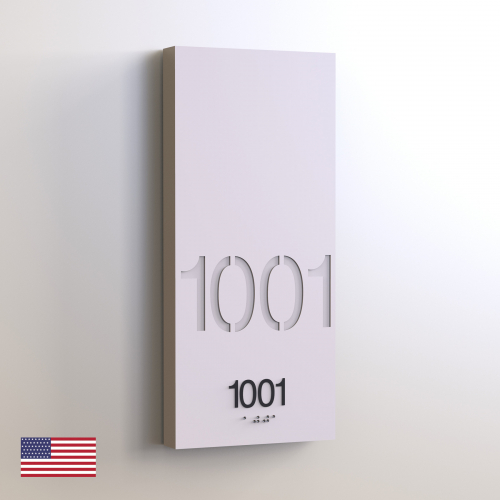 CS6152-2-NL | Non Illuminated Room Number<br><strong> Minimum - 25 Pieces</strong>