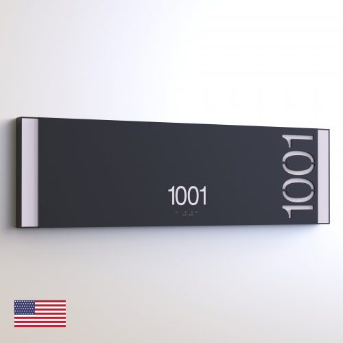 CS6153-NL | Non Illuminated Room Number<br><strong> Minimum - 25 Pieces</strong>