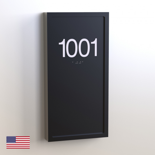 CS6274-2-NL | Non Illuminated Room Number<br><strong> Minimum - 25 Pieces</strong>