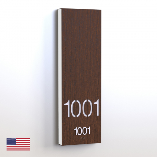 CS6276-NL | Non Illuminated Room Number<br><strong> Minimum - 25 Pieces</strong>