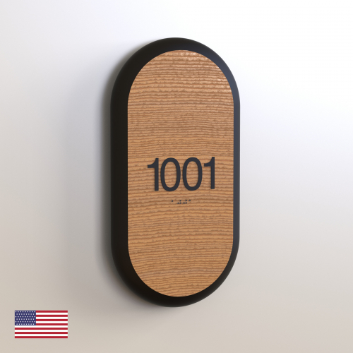 CS6360-NL | Non Illuminated Room Number<br><strong> Minimum - 25 Pieces</strong>