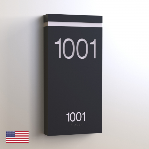 CS6361-NL | Non Illuminated Room Number<br><strong> Minimum - 25 Pieces</strong>