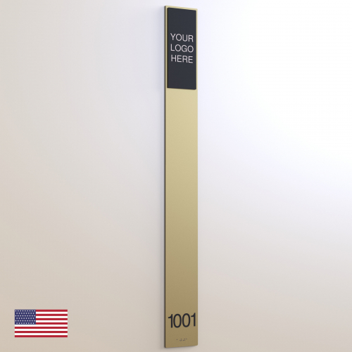 CS6362-NL | Non Illuminated Room Number<br><strong> Minimum - 25 Pieces</strong>