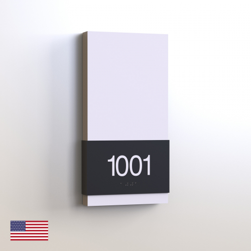 CS6364-NL | Non Illuminated Room Number<br><strong> Minimum - 25 Pieces</strong>