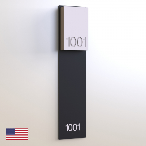CS6365-NL | Non Illuminated Room Number<br><strong> Minimum - 25 Pieces</strong>