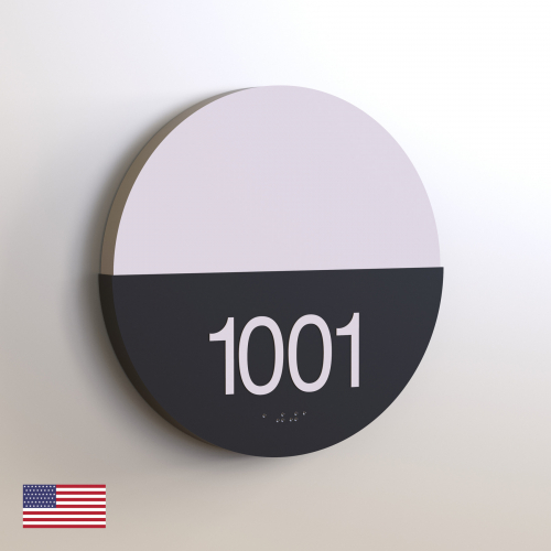 CS6367-NL | Non Illuminated Room Number<br><strong> Minimum - 25 Pieces</strong>