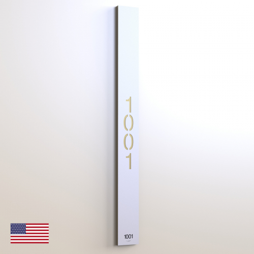 CS6637-NL | Non Illuminated Room Number<br><strong> Minimum - 25 Pieces</strong>