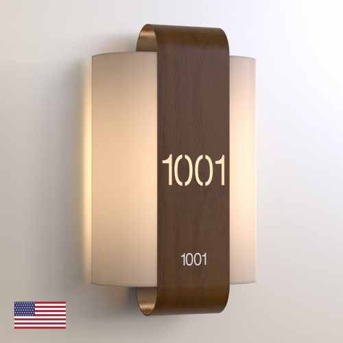 CS6959 | Illuminated Room Number<br><strong> Minimum - 25 Pieces</strong>