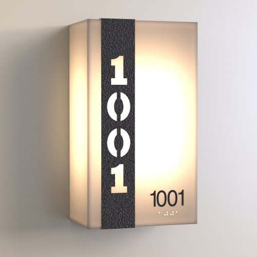 CS6966 | Illuminated Room Number<br><strong> Minimum - 25 Pieces</strong>