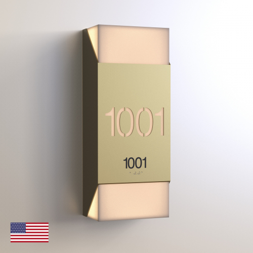 CS6154 | Illuminated Room Number<br><strong> Minimum - 25 Pieces</strong>
