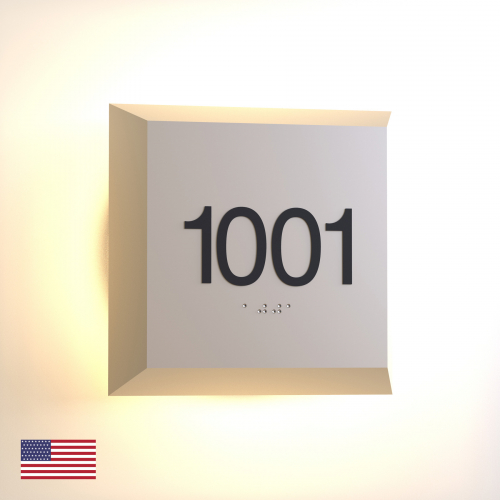 CS6272 | Illuminated Room Number<br><strong> Minimum - 25 Pieces</strong>