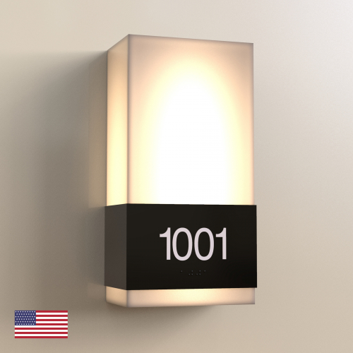 CS6364 | Illuminated Room Number<br><strong> Minimum - 25 Pieces</strong>