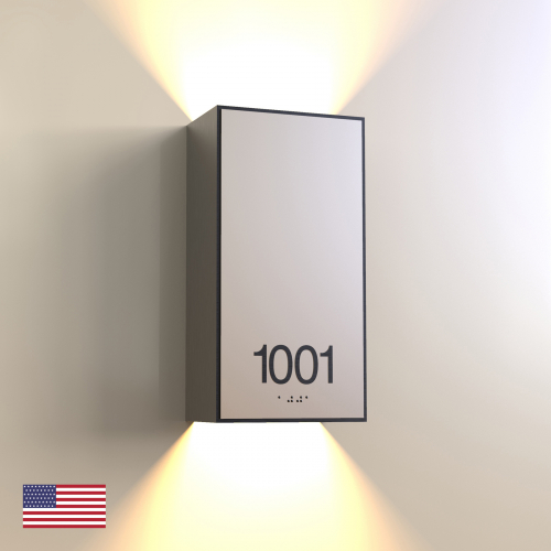 CS6366 | Illuminated Room Number<br><strong> Minimum - 25 Pieces</strong>