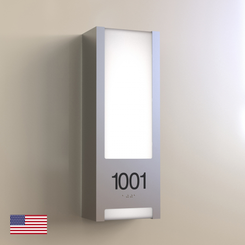 CS6368 | Illuminated Room Number<br><strong> Minimum - 25 Pieces</strong>