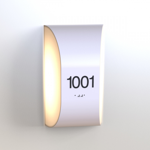 CS6654 | Illuminated Room Number<br><strong> Minimum - 25 Pieces</strong>