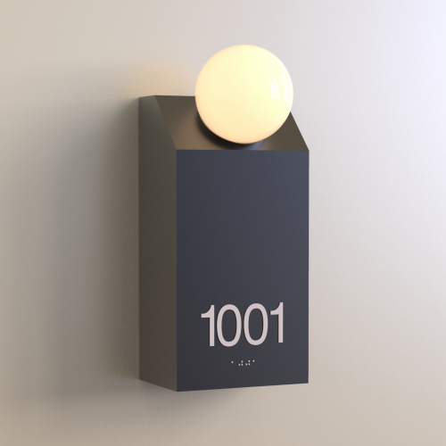 CS6657 | Illuminated Room Number<br><strong> Minimum - 25 Pieces</strong>