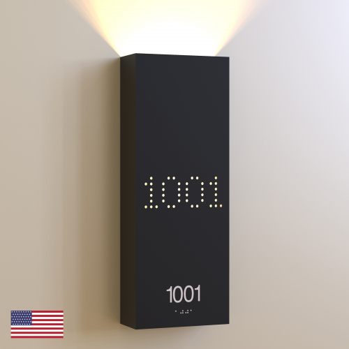 CS6658 | Illuminated Room Number<br><strong> Minimum - 25 Pieces</strong>