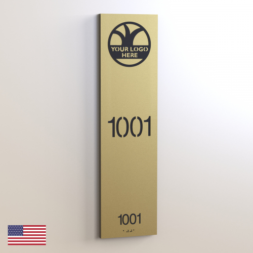 CS6659-NL | Non Illuminated Room Number<br><strong> Minimum - 25 Pieces</strong>
