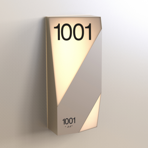 CS6661 | Illuminated Room Number<br><strong> Minimum - 25 Pieces</strong>
