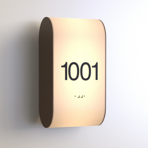 CS6851 | Illuminated Room Number<br><strong> Minimum - 25 Pieces</strong>