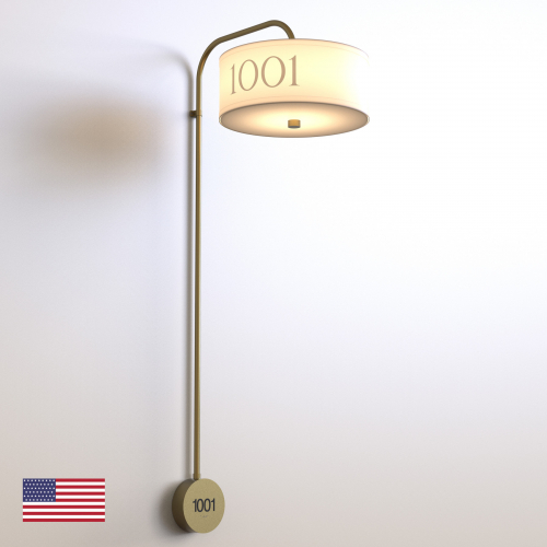 CS6855 | Illuminated Room Number<br><strong> Minimum - 25 Pieces</strong>