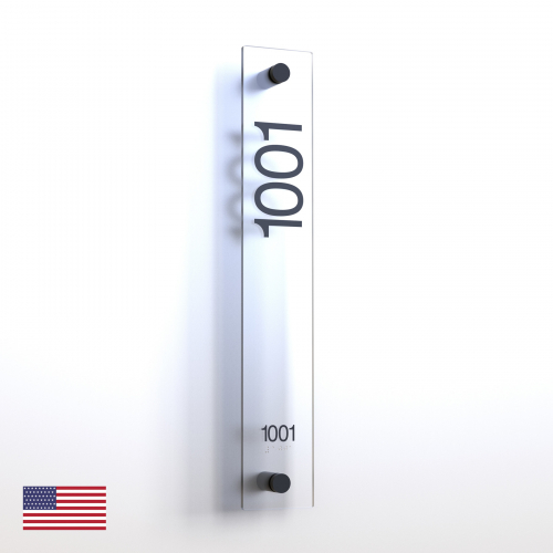 CS7074 | Non Illuminated Room Number<br><strong> Minimum - 25 Pieces</strong>
