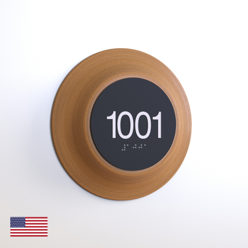 CS7077 | Non Illuminated Room Number<br><strong> Minimum - 25 Pieces</strong>