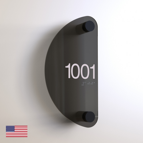 CS7081 | Non Illuminated Room Number<br><strong> Minimum - 25 Pieces</strong>