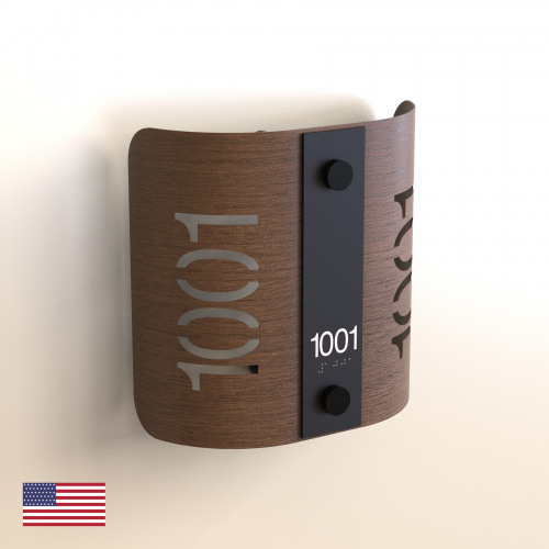CS7082 | Non Illuminated Room Number<br><strong> Minimum - 25 Pieces</strong>