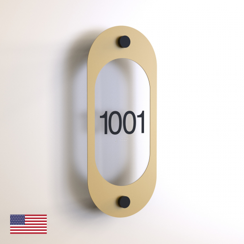 CS7083 | Non Illuminated Room Number<br><strong> Minimum - 25 Pieces</strong>