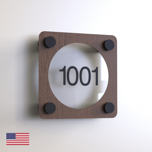 CS7084 | Non Illuminated Room Number<br><strong> Minimum - 25 Pieces</strong>