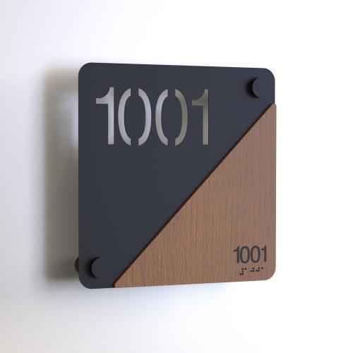 CS7085 | Non Illuminated Room Number<br><strong> Minimum - 25 Pieces</strong>