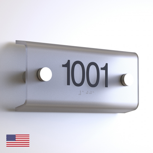 CS7091 | Non Illuminated Room Number<br><strong> Minimum - 25 Pieces</strong>