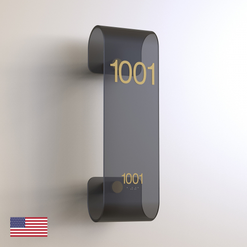 CS7092 | Non Illuminated Room Number<br><strong> Minimum - 25 Pieces</strong>