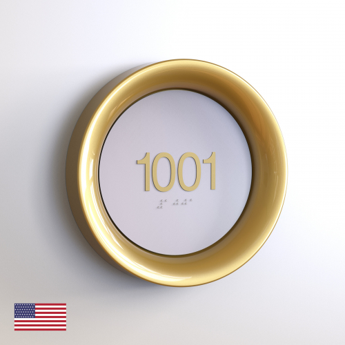 CS7094 | Non Illuminated Room Number<br><strong> Minimum - 25 Pieces</strong>