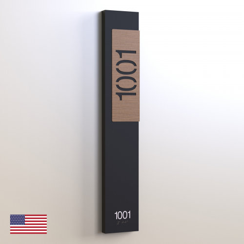 CS7095 | Non Illuminated Room Number<br><strong> Minimum - 25 Pieces</strong>