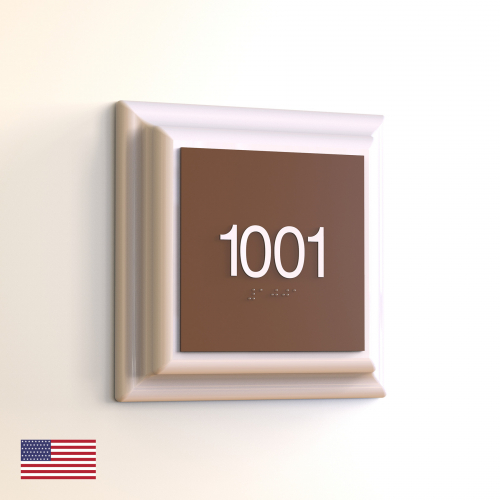 CS7096 | Non Illuminated Room Number<br><strong> Minimum - 25 Pieces</strong>