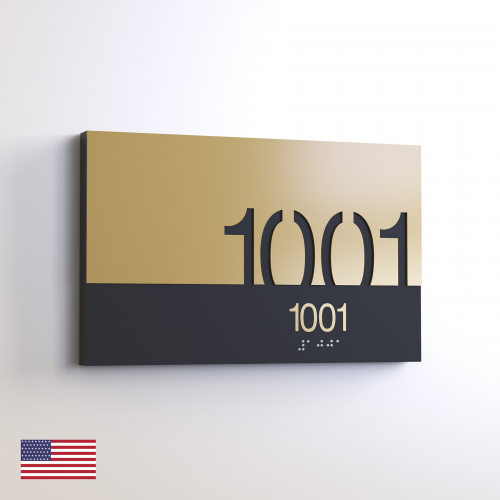 CS7097 | Non Illuminated Room Number<br><strong> Minimum - 25 Pieces</strong>