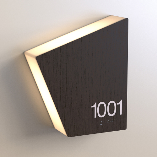 CS7229 | Illuminated Room Number<br><strong> Minimum - 25 Pieces</strong>