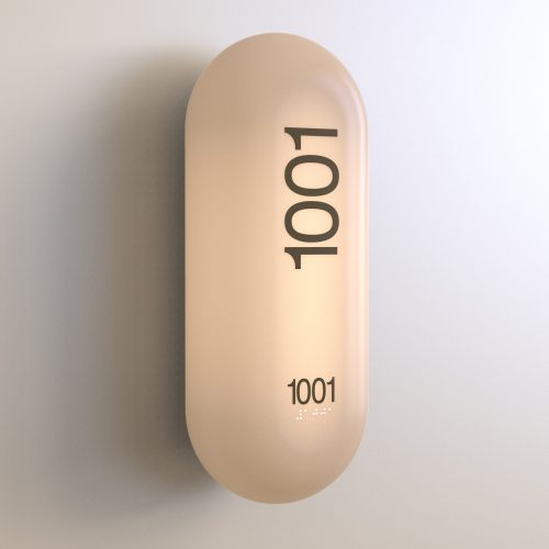 CS7230 | Illuminated Room Number<br><strong> Minimum - 25 Pieces</strong>