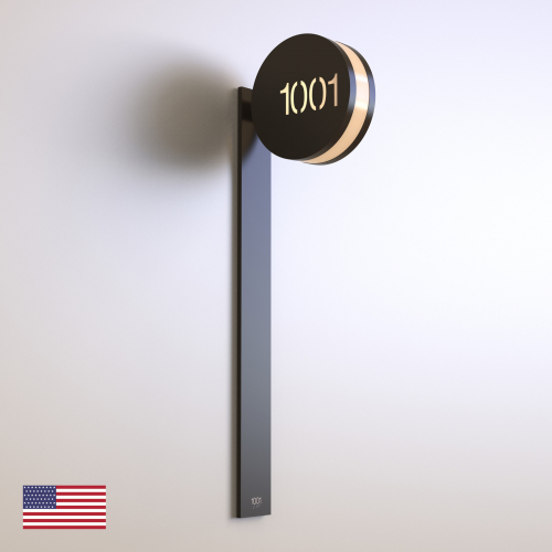 CS7239 | Illuminated Room Number<br><strong> Minimum - 25 Pieces</strong>