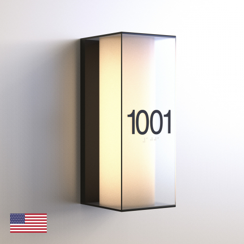 CS7241| Illuminated Room Number<br><strong> Minimum - 25 Pieces</strong>