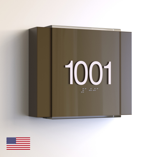 CS7246 | Non Illuminated Room Number<br><strong> Minimum - 25 Pieces</strong>