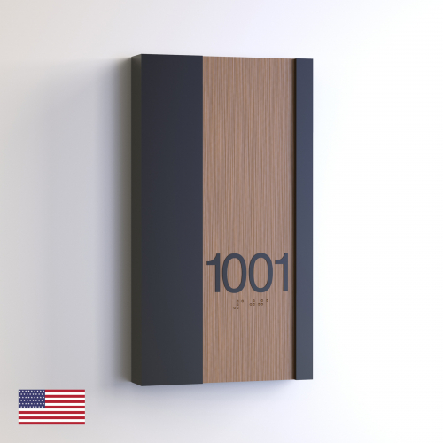 CS7249 | Non Illuminated Room Number<br><strong> Minimum - 25 Pieces</strong>