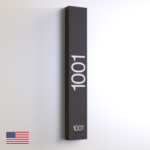 CS7252 | Non Illuminated Room Number<br><strong> Minimum - 25 Pieces</strong>